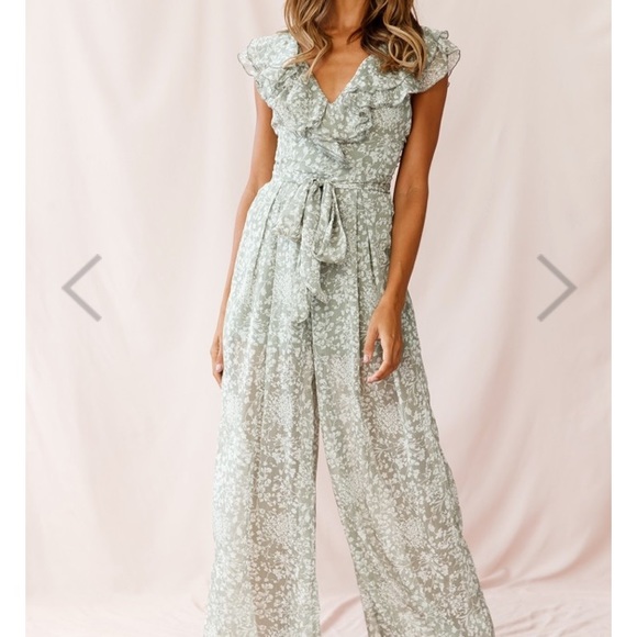 Selfie Leslie Other - Selfie Leslie Marcia Ruffle Strap Jumpsuit